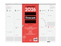 Finocam Spiraalbinding, weekoverzicht, 2026, januari 2026 - december 2026 (12 maanden), neutraal, Catalaans