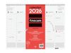 Finocam Spiraalbinding, weekoverzicht, 2026, januari 2026 - december 2026 (12 maanden), neutraal, Catalaans