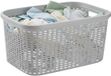 Plasticforte panier à linge - 35 litres - gris clair - plastique