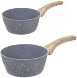5Five Steelpannen - Alle warmtebronnen - Set 2x - Dia 17 en 19 cm