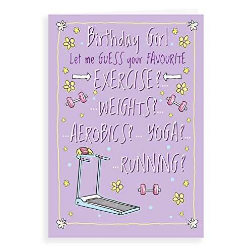 Regal Publishing Humor Funny Birthday Card Oefening gewichten - 17,8 x 12,7 cm - Regal Publishing
