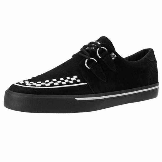 T.U.K. A9182 - Creeper Sneaker Classic Black White Unisex Sneakers - zwart/wit - EU38