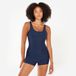 Dova Maillot de bain 1 pièce shorty natation Femme - Dova bleu marine