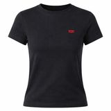 Levis Essential Sporty Tee T-Shirt - Vrouwen - Zwart - Maat M