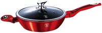 Berlinger Haus Wokpan Burgundy 3 Liter 32 Cm Aluminium Rood