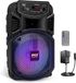Pyle Bluetooth Luidsprekersysteem - Draagbare Speaker - 300W - Subwoofer - 2,54 cm Tweeter - Microfooninvoer - Feestverlichting - MP3,USB - Radio - Afstandsbediening