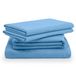 TEMPUR ProAir Lakenset Blauw Azuurblauw - Split Cal King