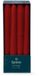 Spaas Bougie de dîner d2h25 cm 8h 8 pièces rouge