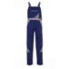 Planam Visline 2433 Tuinbroek voor heren, maat 58, marineblauw geel zink