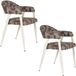 Dutchbone Miyo eetkamerstoel met armleuningen - beige