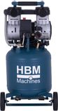 Merkloos HBM Verticale Low Noise Compressor 24 liter (250 l/min)