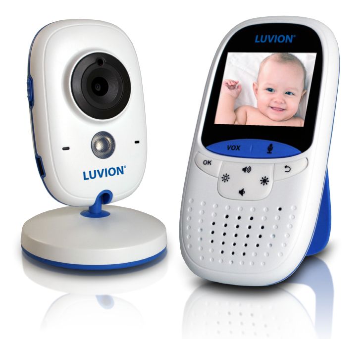 Luvion Easy Babyfoon - Babyfoon met camera - 250m Bereik - Blauw/Wit
