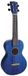 Mahalo MH2TBU Hano Series Concert Ukulele - Transparant Blauw - 6 Snaren - Inclusief Draagtas
