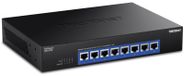Commutateur réseau - 8 ports - 10G - 160 Gbps - Montage en rack - Noir