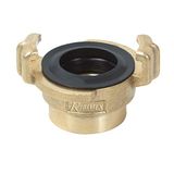 RIBILAND 07364-verbindingsstuk Express vrouwelijk, messing goud 20 x 27 mm