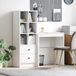 Maison Exclusive - Bureau blanc 115,5 x 40 x 127 cm 2 pièces.