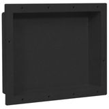 vidaXL Douchenis 41x51x10 cm matzwart