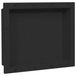 vidaXL Douchenis 41x51x10 cm matzwart