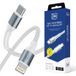 3MK Hyper N câble USB-C vers Lightning 1m Blanc