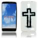 Alcatel onetouch Idol 6030D siliconen kruisdesign bescherming Jezus mobiele telefoon hoes case tasje etui bumper thematys®