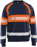 Blåkläder Sweater High Vis 3359-1158 - Marineblauw/Oranje - XXXL