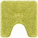 VidaXL Tapis de bain antidérapant avec découpe pour WC Vert 50 x 50 cm PP