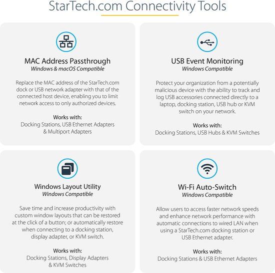 StarTech.com USB-C Multiport Adapter - 5-in-1 - 2x HDMI - 100W PD - Grey