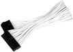 SilverStone SST-PP07-MBW - voeding-verlengkabel 30cm moederbord 24pin op 24pin, wit