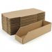 Boîte de rangement boîte de stockage boîte en carton - 40 x 12 x 10 cm - 20 pièces - Façade ouverte - Carton kraft 190 g