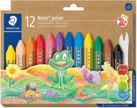STAEDTLER Noris junior waskrijtjes - set 12 st