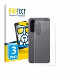 BROTECT Screenprotector 3 Stuks voor Samsung Galaxy A57 5G (Achterkant) Beschermglas Transparant