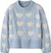 Name it Gebreide trui Oversized Subdued Blue