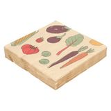 Serviettes en papier, légumes, 33 x 33 cm, 20 pièces