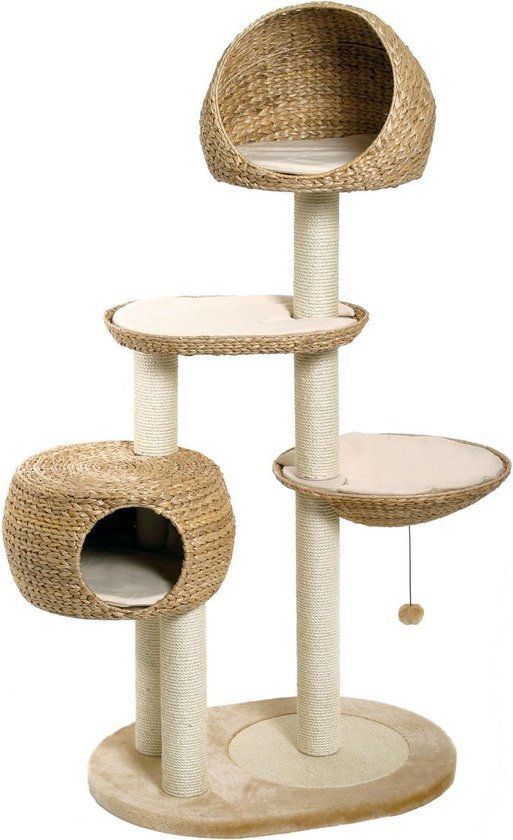 KARLIE-FLAMINGO Karlie Banana Leaf III Krabpaal - Beige - 103 x 58 x 158 cm