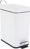 Beldray 5L Rechthoekige Pedaalemmer – Soft-Close Deksel | Wit