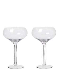 Sagaform Saga champagnecoupe 27 cl set van 2