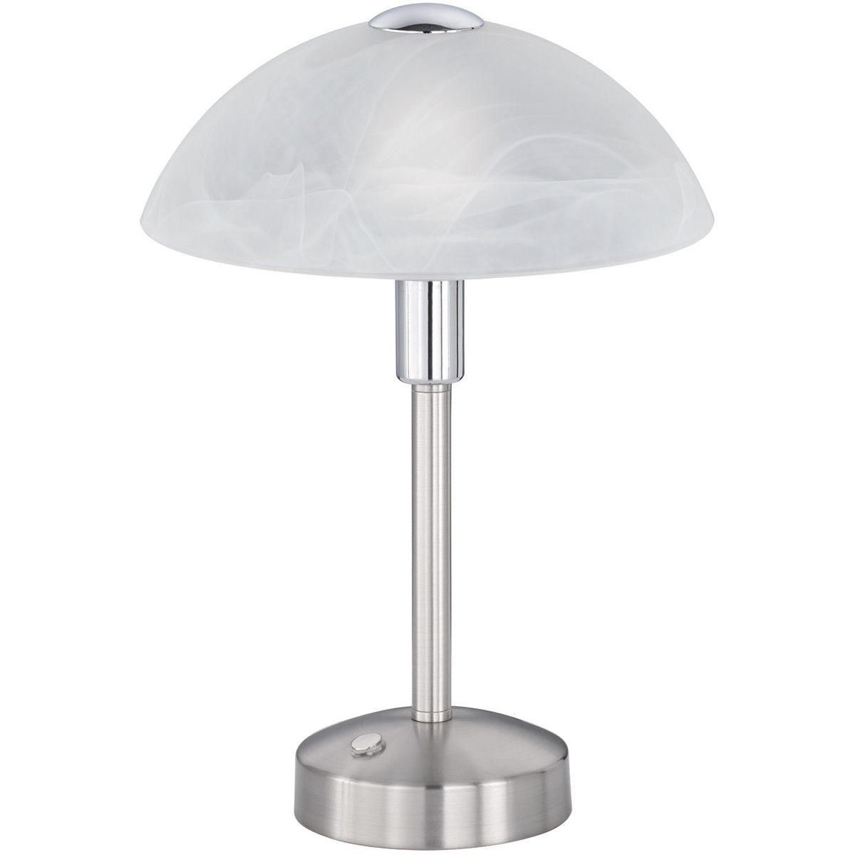 BES LED Trion Dontra Tafellamp - 4W - Warm Wit 3000K - Rond - Mat Nikkel - Aluminium