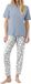 Mey Dames pyjama Wild Violets sleepy blue Korte mouw Gebloemd 100% Katoen 3XL