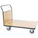 Manutan Expert Plateauwagen vast houten duwbeugel - 400 tot 500 kg