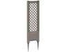 vidaXL Trellis met Spike PP Grijs