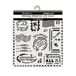 Stamperia - Thick Stencils for Scrapbooks, Albums, Cards, Bullet Journalling, and More, Flexible Material, Easy to Clean, Perfect for Crafts and Gifting (Favourites Refresh, Leaves)
