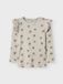 LIL' ATELIER NAME IT - NMFGAVO EKO LS SLIM TOP LIL NOOS - Meisjes - Blouses - Lange mouw - Ronde hals - Slim Fit - Katoen/Lyocell/Elastaan - Print - Silver Peony - Maat 116