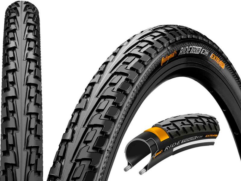 Continental Ride Tour 28" Tubeless Bike Tire - Black - 40mm - Road Bike