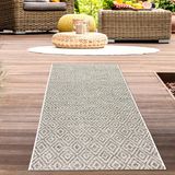 Tapis d'extérieur beige 80 x 150 cm