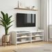 Maison Exclusive - Meuble TV, dimensions 130 x 33 x 47 cm, couleur blanc