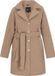 Faina Leo E-Commerce Ltd. faina Mantel Dames S Kameel Polyester Acryl Viscose Casual Lange Mouw Steekzakken Knopen Effen Herfst/Winter 2025