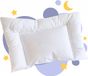 Unyqoos Zavelo Baby & Peuter Kussen Ukkepuck 60x70 cm - Kinderkussen - Extra Plat Hoofdkussen - Anti-Allergisch