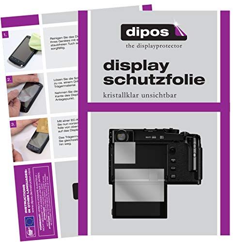 dipos I 2 x beschermfolie helder compatibel met Fujifilm X-Pro3 folie displaybeschermfolie