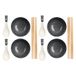 12-delige Kinvara 12-delige sushi-set, zwart