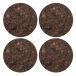 Formgatan Dessous de verre Liège Lot de 4 Fumé